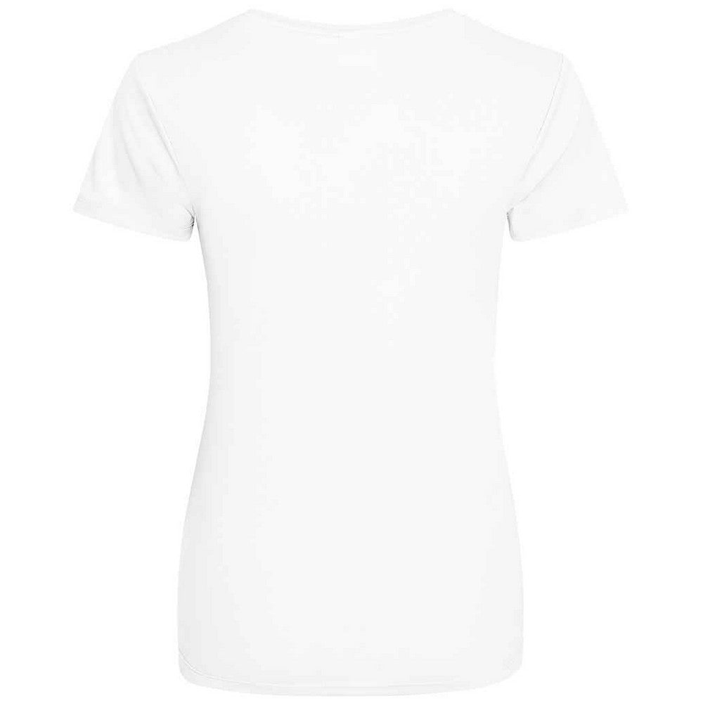 Arctic White - Back - AWDis Just Cool Womens-Ladies Sports Plain T-Shirt