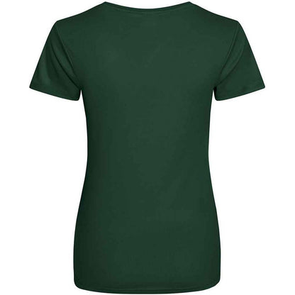 Bottle Green - Back - AWDis Just Cool Womens-Ladies Sports Plain T-Shirt