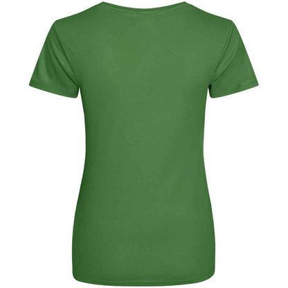 Kelly Green - Back - AWDis Just Cool Womens-Ladies Sports Plain T-Shirt