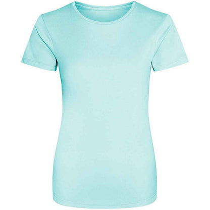 Mint - Front - AWDis Just Cool Womens-Ladies Sports Plain T-Shirt