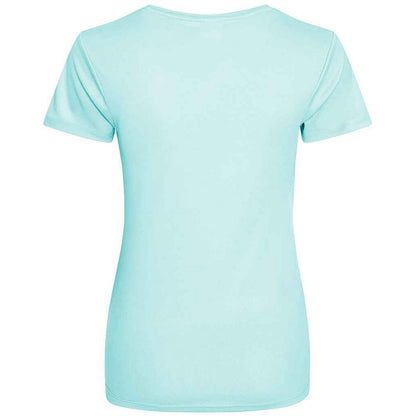 Mint - Back - AWDis Just Cool Womens-Ladies Sports Plain T-Shirt