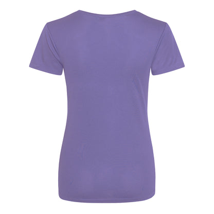 Digital Lavender - Back - AWDis Just Cool Womens-Ladies Sports Plain T-Shirt