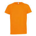 Neon Orange - Front - SOLS Childrens-Kids Sporty Unisex Short Sleeve T-Shirt
