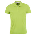 Apple Green - Front - SOLS Mens Performer Short Sleeve Pique Polo Shirt