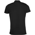 Black - Back - SOLS Mens Performer Short Sleeve Pique Polo Shirt