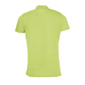 Apple Green - Side - SOLS Mens Performer Short Sleeve Pique Polo Shirt