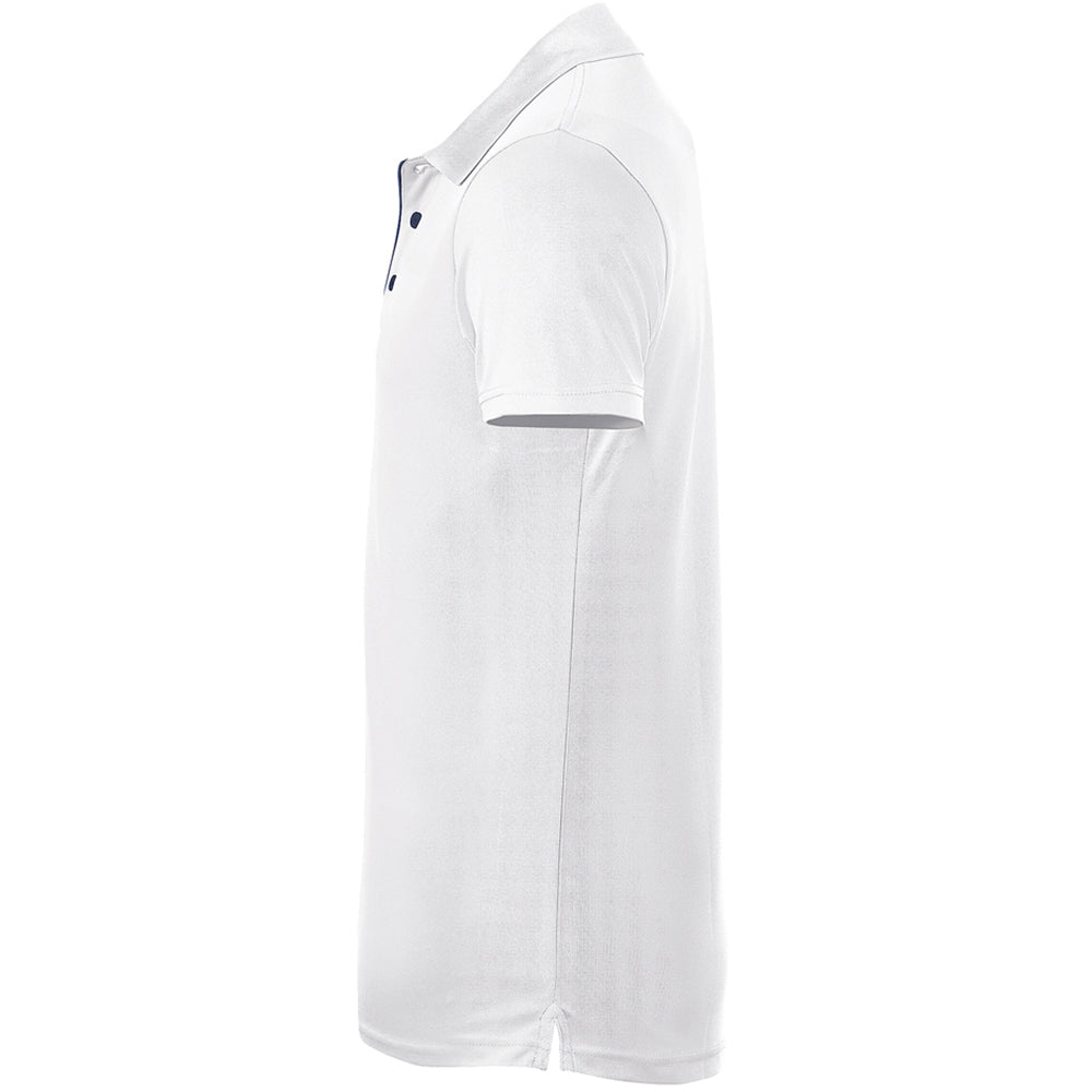 White - Side - SOLS Mens Performer Short Sleeve Pique Polo Shirt