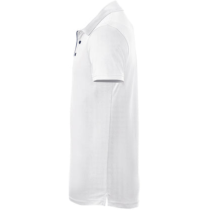 White - Side - SOLS Mens Performer Short Sleeve Pique Polo Shirt