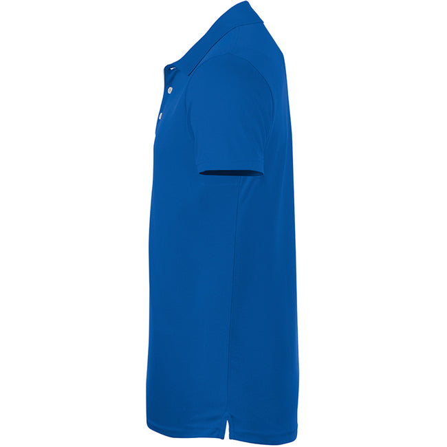Royal Blue - Side - SOLS Mens Performer Short Sleeve Pique Polo Shirt