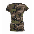 Camouflage - Back - SOLS Womens-Ladies Camo Short Sleeve T-Shirt