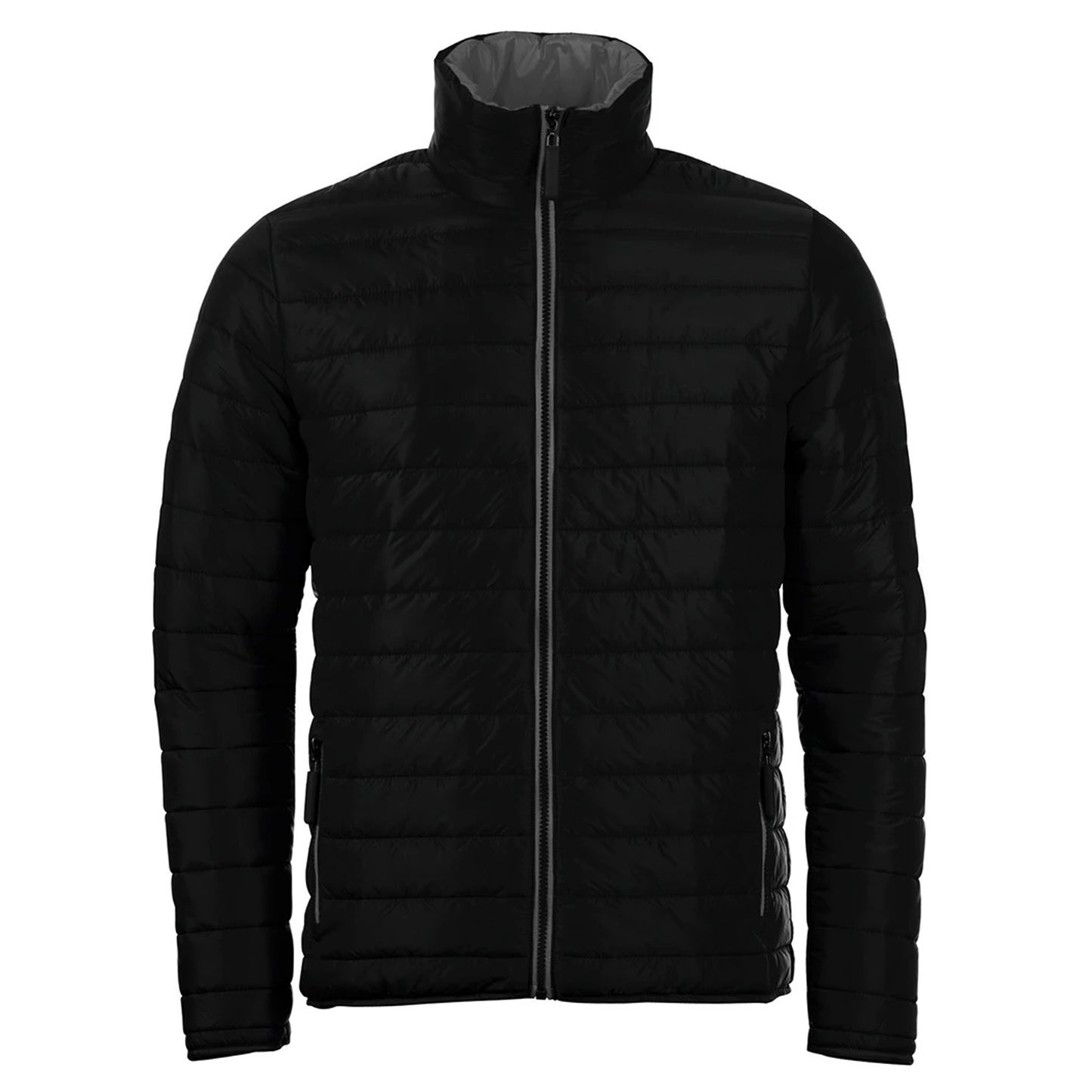 Black - Front - SOLS Mens Ride Padded Water Repellent Jacket