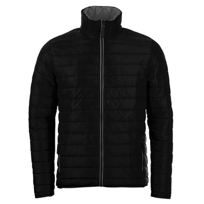 Black - Front - SOLS Mens Ride Padded Water Repellent Jacket