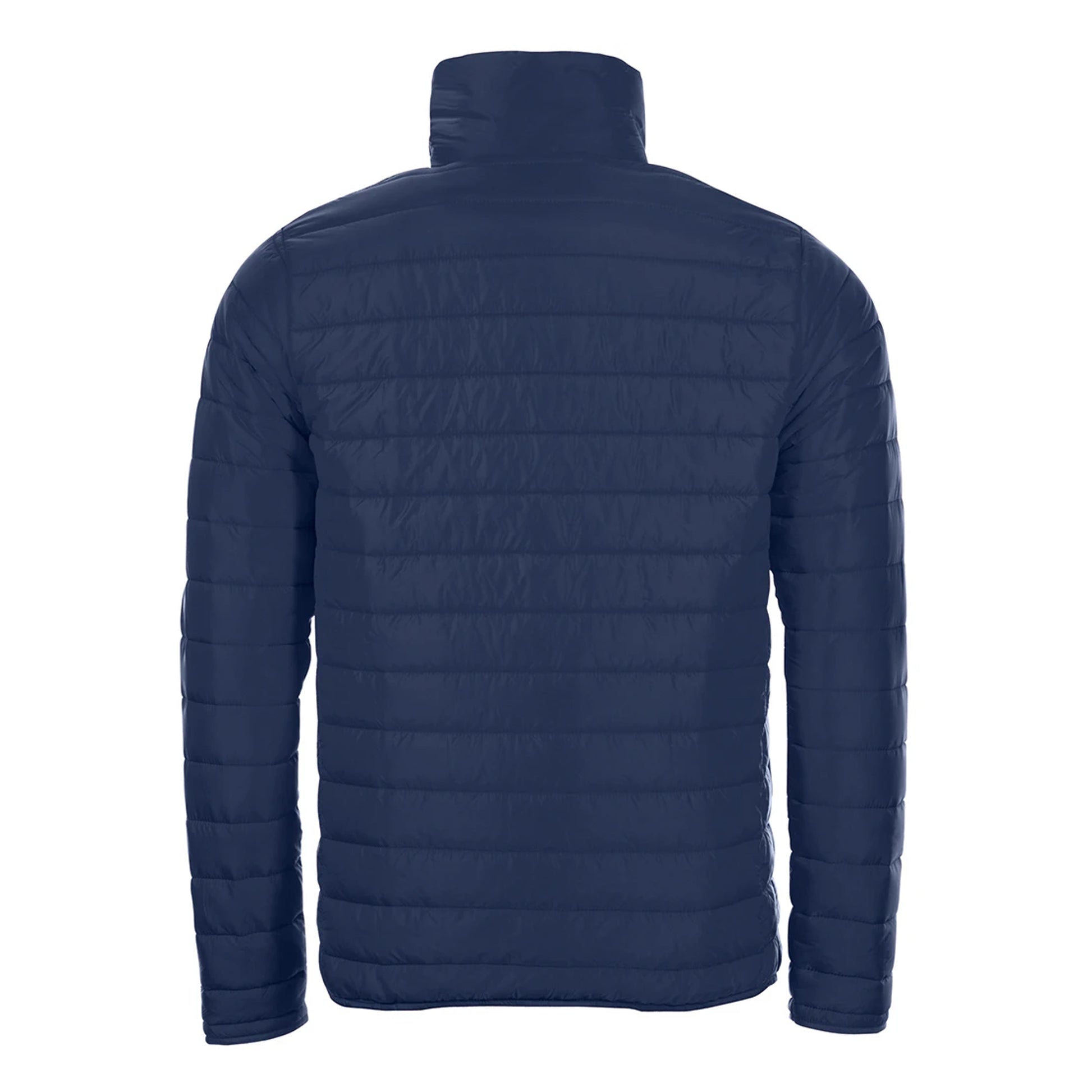 Navy - Back - SOLS Mens Ride Padded Water Repellent Jacket