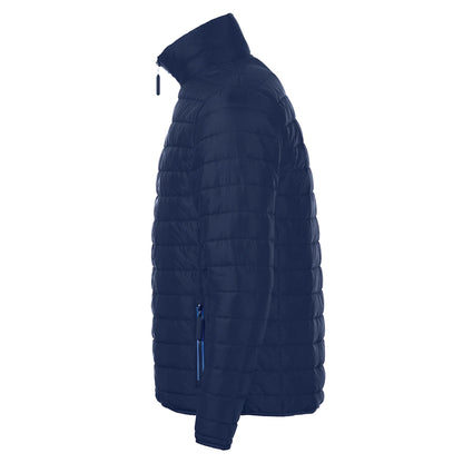 Navy - Side - SOLS Mens Ride Padded Water Repellent Jacket