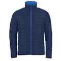 Navy - Front - SOLS Mens Ride Padded Water Repellent Jacket