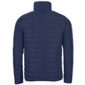 Navy - Back - SOLS Mens Ride Padded Water Repellent Jacket