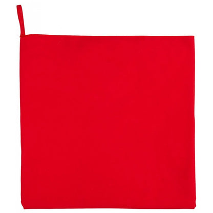 Red - Front - SOLS Atoll 70 Microfibre Bath Towel