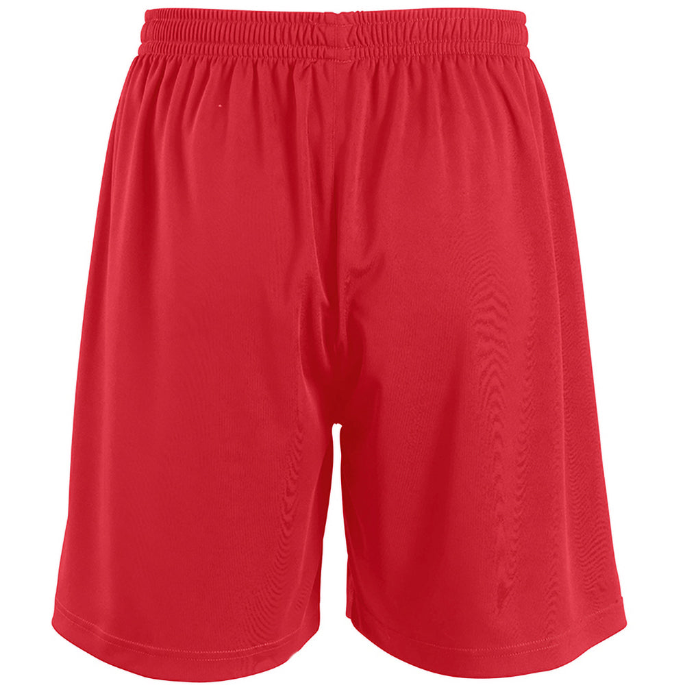 Red - Back - SOLS Childrens-Kids San Siro 2 Sport Shorts