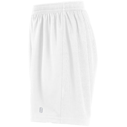 White - Side - SOLS Childrens-Kids San Siro 2 Sport Shorts