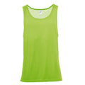Neon Green - Front - SOLS Unisex Jamaica Sleeveless Tank - Vest Top