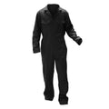 Black - Front - Warrior Mens Stud Front Coverall