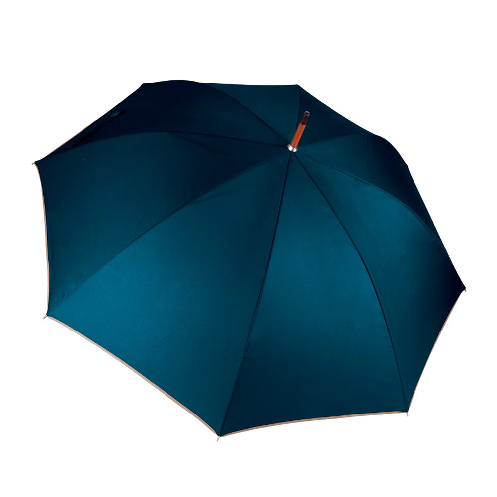 Navy - Back - Kimood Unisex Auto Open Walking Umbrella
