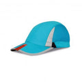 Aqua-Black - Front - Spiro Unisex 2 Panel Sport Baseball Cap
