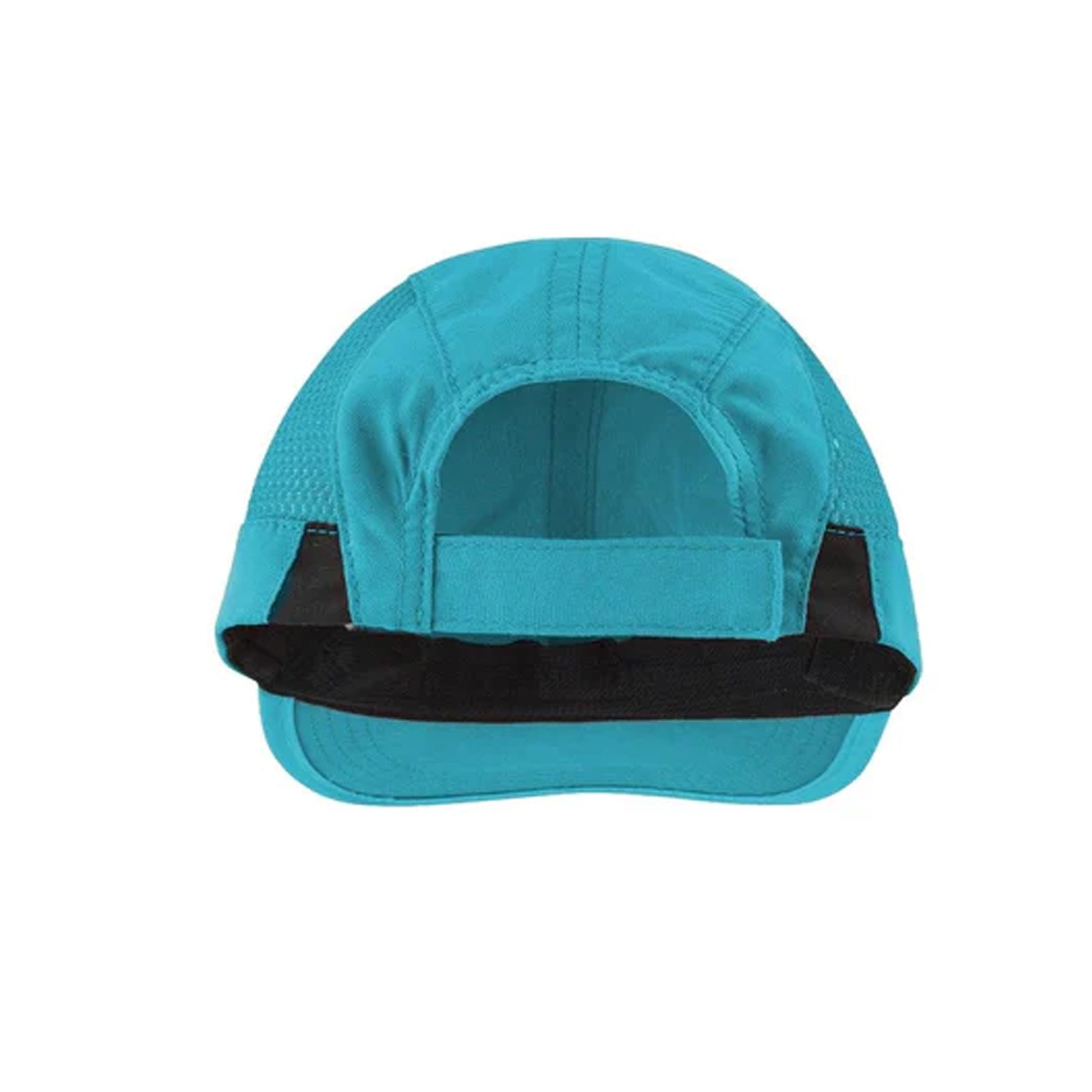 Aqua-Black - Back - Spiro Unisex 2 Panel Sport Baseball Cap