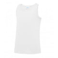 Arctic White - Front - AWDis Childrens-Kids Just Cool Sleeveless Vest Top