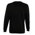 Black - Back - SOLS Mens Supreme Plain Cotton Rich Sweatshirt