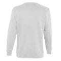 Ash - Back - SOLS Mens Supreme Plain Cotton Rich Sweatshirt