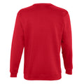 Red - Back - SOLS Mens Supreme Plain Cotton Rich Sweatshirt
