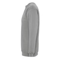 Grey Marl - Side - SOLS Mens Supreme Plain Cotton Rich Sweatshirt