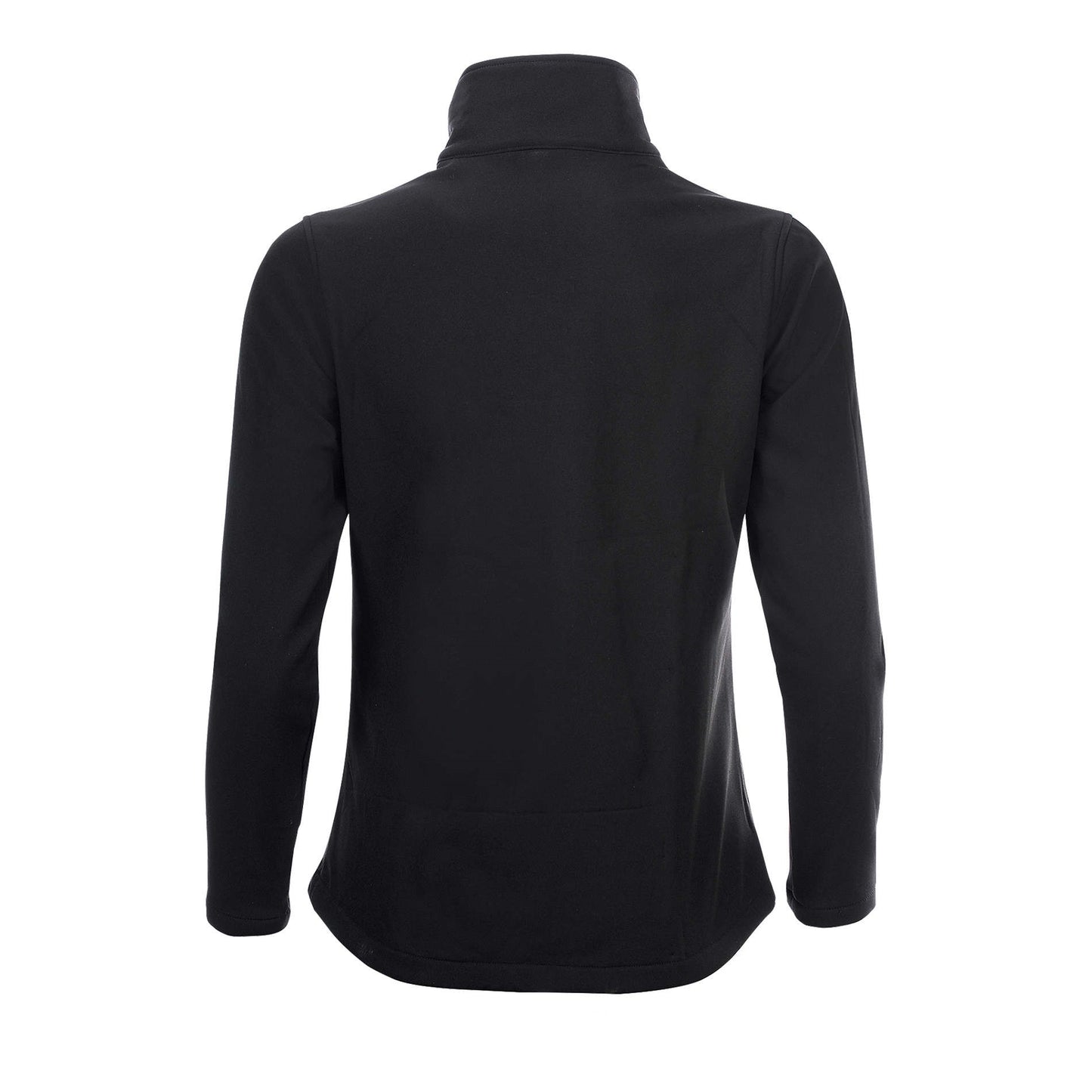 Black - Side - SOLS Womens-Ladies Race Full Zip Water Repellent Softshell Jacket