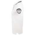 White-Navy - Side - SOLS Womens-Ladies Pasadena Tipped Short Sleeve Pique Polo Shirt