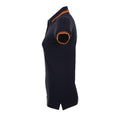 French Navy-Neon Orange - Lifestyle - SOLS Womens-Ladies Pasadena Tipped Short Sleeve Pique Polo Shirt