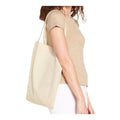 Natural - Back - SOLS Zen Organic Cotton Tote-Shopper Bag