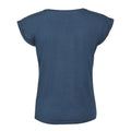 Denim - Back - SOLS Womens-Ladies Melba Plain Short Sleeve T-Shirt