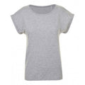 Grey Marl - Front - SOLS Womens-Ladies Melba Plain Short Sleeve T-Shirt