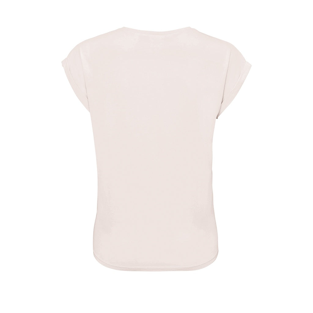 Creamy Pink - Back - SOLS Womens-Ladies Melba Plain Short Sleeve T-Shirt