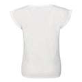 White - Back - SOLS Womens-Ladies Melba Plain Short Sleeve T-Shirt