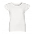 White - Front - SOLS Womens-Ladies Melba Plain Short Sleeve T-Shirt