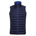 Navy - Front - SOLS Mens Wave Padded Water Repellent Bodywarmer-Gilet