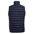 Navy - Back - SOLS Mens Wave Padded Water Repellent Bodywarmer-Gilet