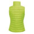 Neon Lime - Back - SOLS Womens-Ladies Wave Padded Water Repellent Bodywarmer-Gilet