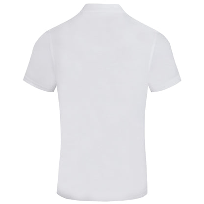 White - Back - Canterbury Mens Waimak Short Sleeve Pique Polo Shirt