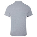 Grey Marl - Back - Canterbury Mens Waimak Short Sleeve Pique Polo Shirt