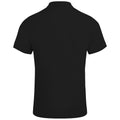 Black - Back - Canterbury Mens Waimak Short Sleeve Pique Polo Shirt