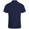 Navy - Back - Canterbury Mens Waimak Short Sleeve Pique Polo Shirt