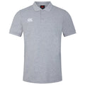Grey Marl - Front - Canterbury Mens Waimak Short Sleeve Pique Polo Shirt